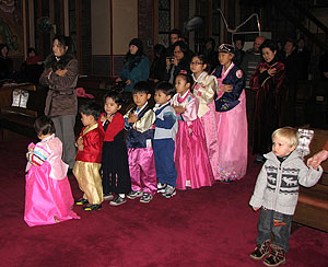 Перед причастием. Престольный праздник в соборе свт. Николая в Сеуле / Фото «Православие в Корее»
