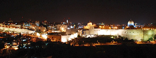 Иерусалим. Старый город ночью. Фото: А.Поспелов / Православие.Ru