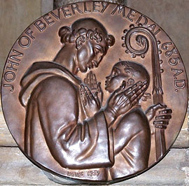 Св. Иоанн исцеляет немого мальчика. Памятная медаль