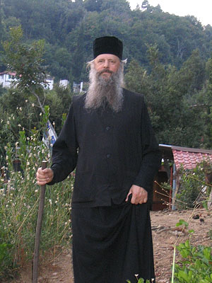 Schema-archimandrite Anastassy on mt Athos