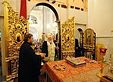 Предстоятель Русской Православной Церкви совершил чин малого освящения Спасо-Преображенского кафедрального собора г. Донецка
