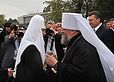 Святейший Патриарх Кирилл ответил на вопросы журналистов в аэропорту Донецка