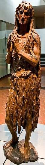 Wooden statue of St. Mary Magdalene by Donatello.