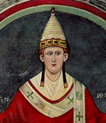 Папа Иннокентий III (1198-1216), благословивший IV Крестовый поход, обернувшийся завоеванием Константинополя в 1204 году