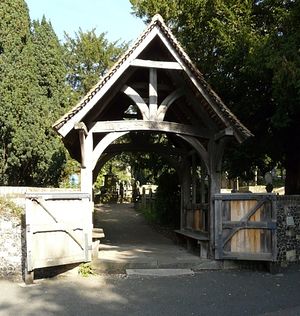 Ворота, ведущие в древнюю церковь святого Мартина в Кентербери