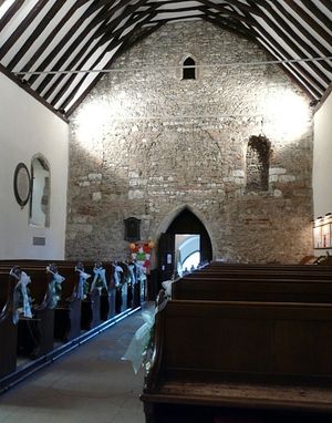 Интерьер церкви святого Мартина в Кентербери