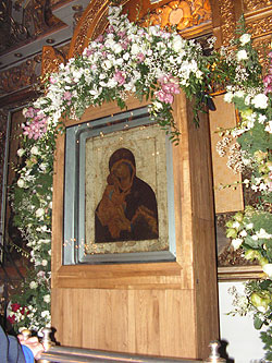 Чудотворная Донская икона Божией Матери в Большом соборе