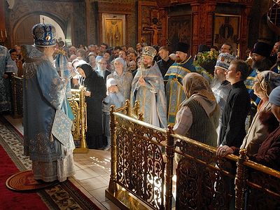 Patronal Feast Day celebrations at Sretensky Monastery in Moscow