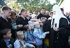 Святейший Патриарх Кирилл посетил Свято-Покровский мужской монастырь в городе Корсакове