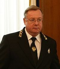 Sergei Vadimovich Stepashin, President of the Rusian Book Union.