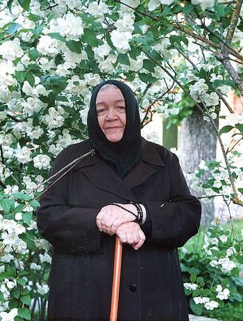 Abbess Barbara (Trofimova) of the Holy Dormition Piukhtitsa Convent.