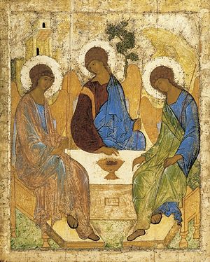 Holy Trinity, by St. Andrei Rublev