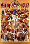 Божественная литургия в Сретенском монастыре в Неделю 2-ю по Пятидесятнице, Всех святых в земле Российской просиявших 