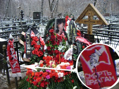 На могиле Егора Свиридова