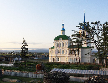 The Posolk Transfiguration Monastery, founded in 1681 by the Dauria Mission.