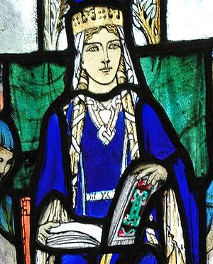 Маргарита Шотландская (изображение в часовне св. Маргариты в Эдинбурге)