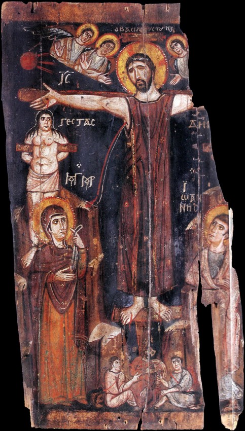 Holy and Great Friday. The Crucifixion. 8th c. Mt. Sinai.