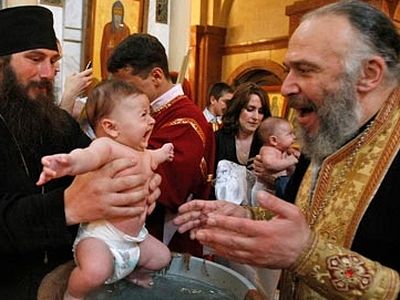 Georgian Orthodox church patriarch’s mass baptisms boost birth rate