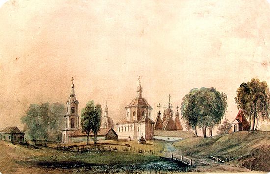 Марков монастырь. Худ. Дмитрий Струков, 1864