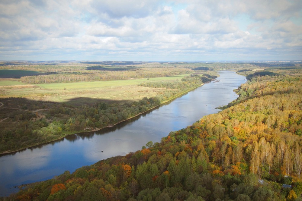 Река Ока в Поленово 