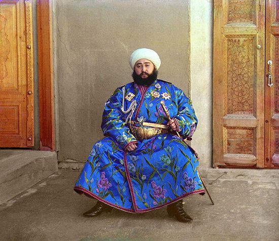 С. М. Прокудин-Горский. Бухарский эмир Алим Хан. 1911 год