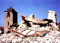 Храм после взрыва