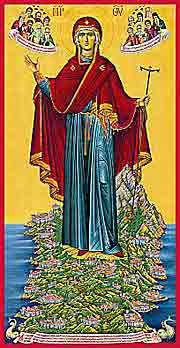 Пресвятая Богородица - Игуменья Святой Горы