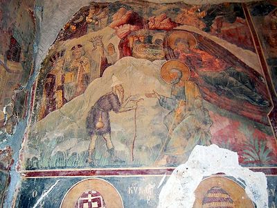 Ancient church frescoes created by renowned icon painter Onufri stolen in Albania 