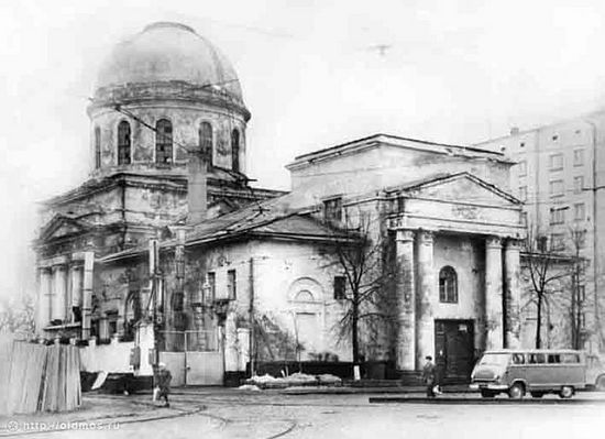 Церковь Флора и Лавра на Зацепе. 1980-е гг.