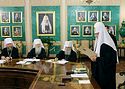 Состоялось первое заседание летней сессии Священного Синода Русской Православной Церкви