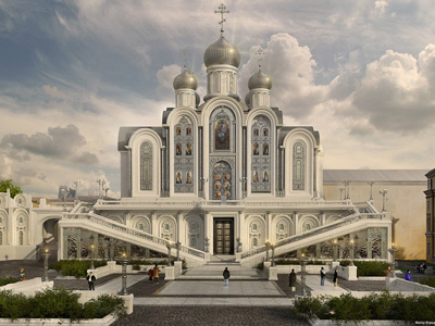 О новом храме Сретенского монастыря