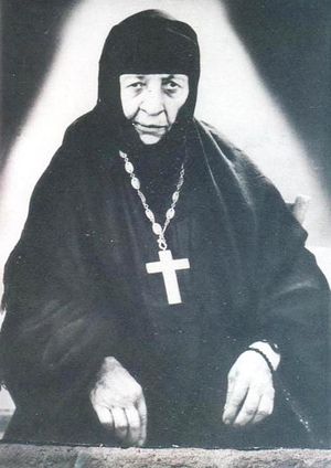 Игумения Зоили, крестная мать Патриарха Илии II