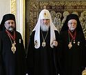 Святейший Патриарх Кирилл приветствовал делегацию Антиохийской Православной Церкви