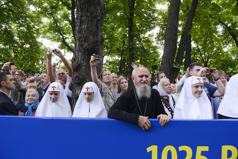 1025-летие Крещения Руси. Торжества в Киеве.  Фото: Пресс-служба Патриарха Московского и всея Руси