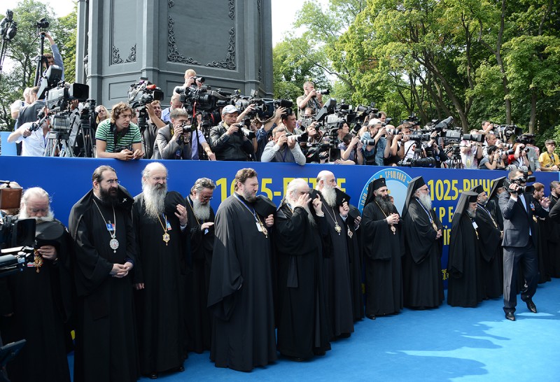 1025-летие Крещения Руси. Торжества в Киеве.  Фото: Пресс-служба Патриарха Московского и всея Руси