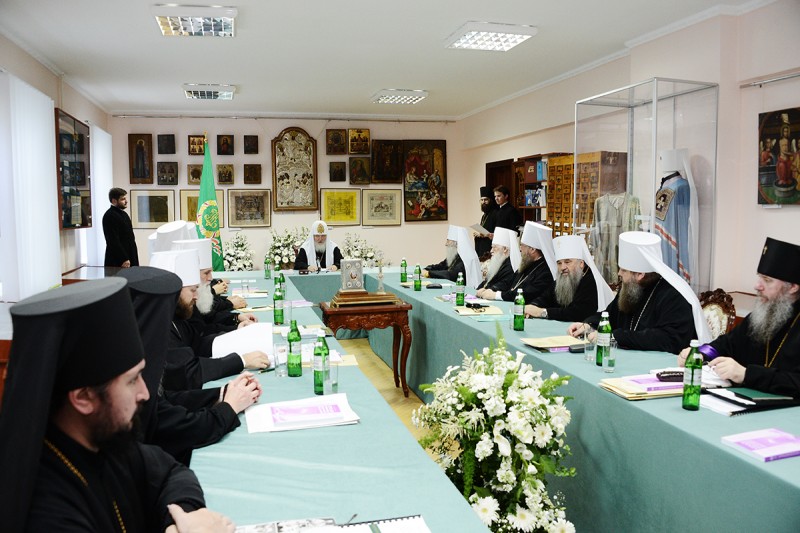 Заседание Священного Синода Русской Православной Церкви . Фото: С. Власов / Пресс-служба Патриарха Московского и всея Руси