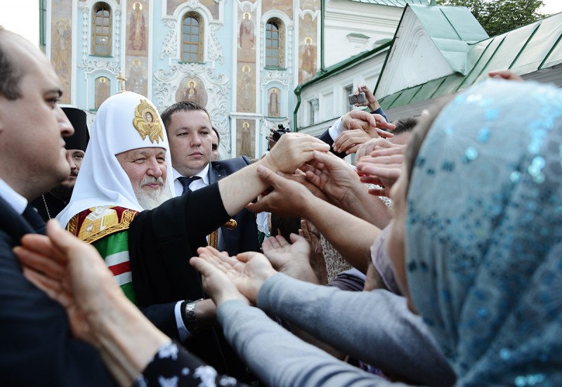 Патриаршее благословение. Фото: Пресс-служба Патриарха Московского и всея Руси