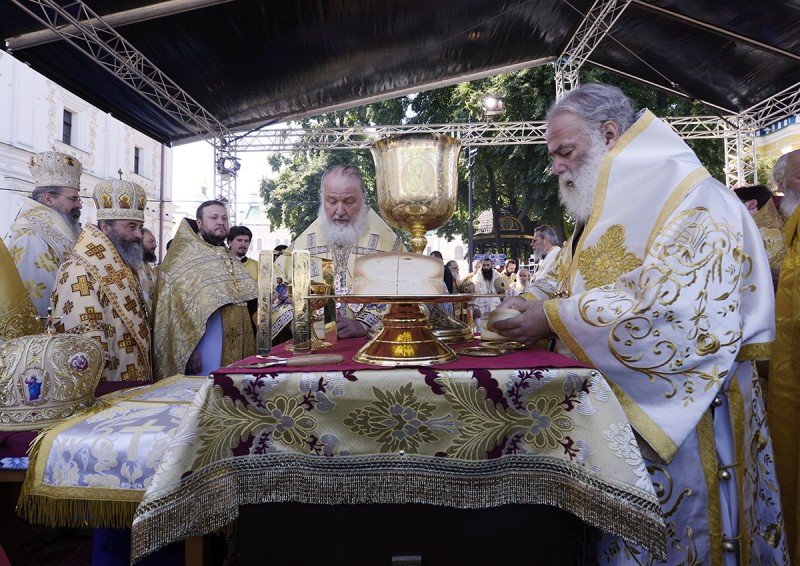 Патриархи Московский Кирилл и Александрийский Феодор. Фото: Пресс-служба Патриарха Московского и всея Руси