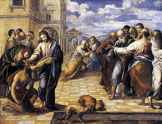Christ Healing the Blind. El Greco, 1567