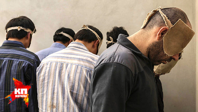 Задержанные "воины оппозиции" в тюрьме Дамаска. Фото: Нигина БЕРОЕВА 