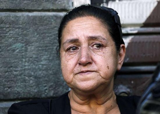 A woman cries at the funeral of Christians killed in Maaloula. Photo: AFP - Anwar Amro