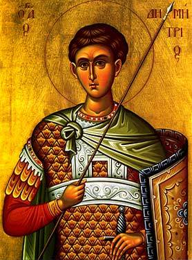 Holy Great Martyr Demetrios the Myrrh-streamer