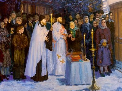 Archimandrite Tikhon and Sretensky Brothers Celebrates their Twentieth Anniversary