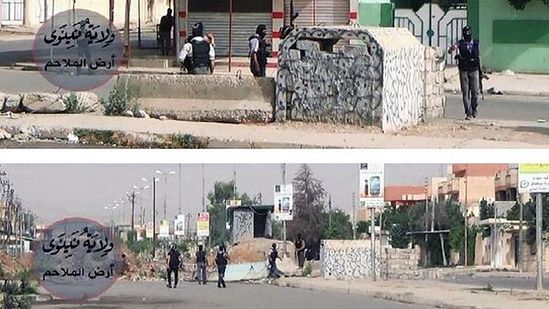 Боевики на улицах Мосула