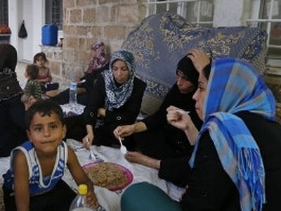 Muslim Gaza Refugees Find Shelter In Greek Orthodox Church