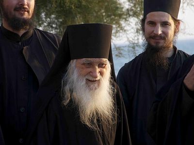 The most ancient Russian monastery on Holy Mount Athos being restored