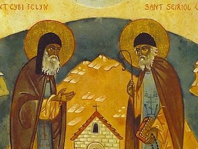 Holy Fathers Seiriol and Cybi of Anglesey in Wales