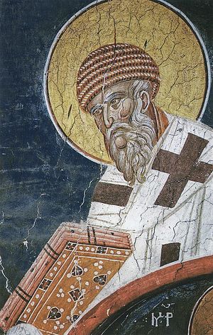 St. Spyridon, Bishop of Tremithius; Balkans. Serbia, Decani. 14th c.