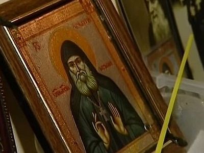 In Georgia miracles are occurring from the myrrh-streaming Icon of St. Gabriel (Urgebadze)