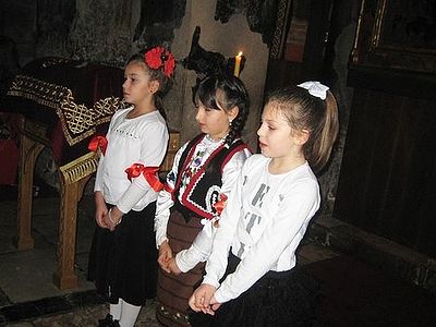 Деца Светог Саве у школи Краља Милутина